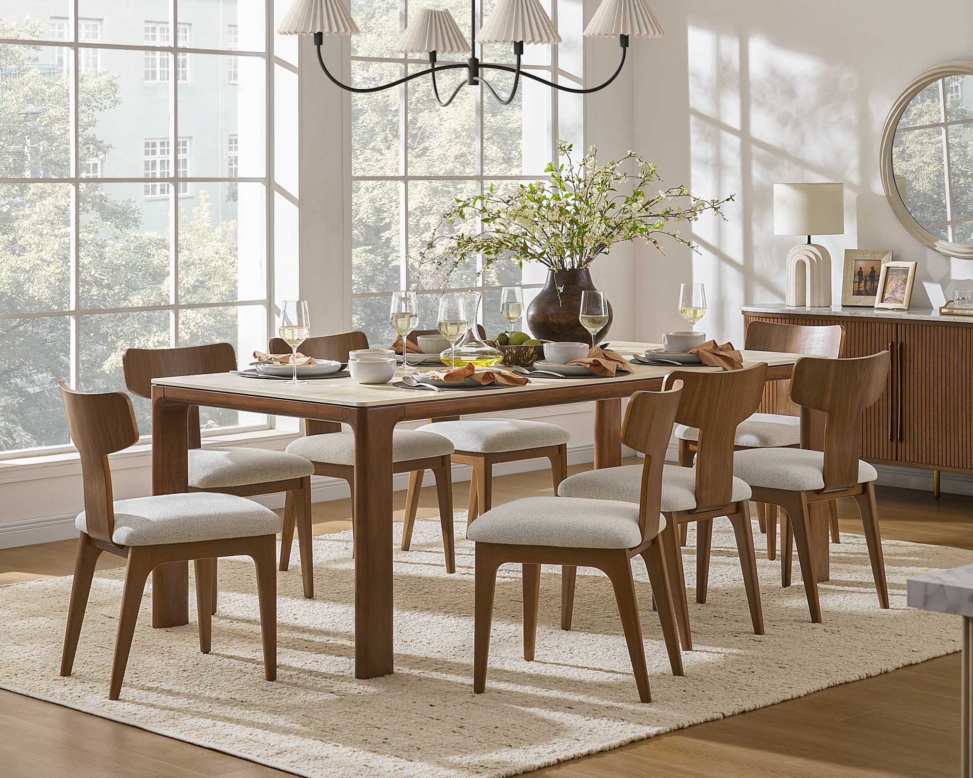 Arlen Sintered Stone Dining Table 0