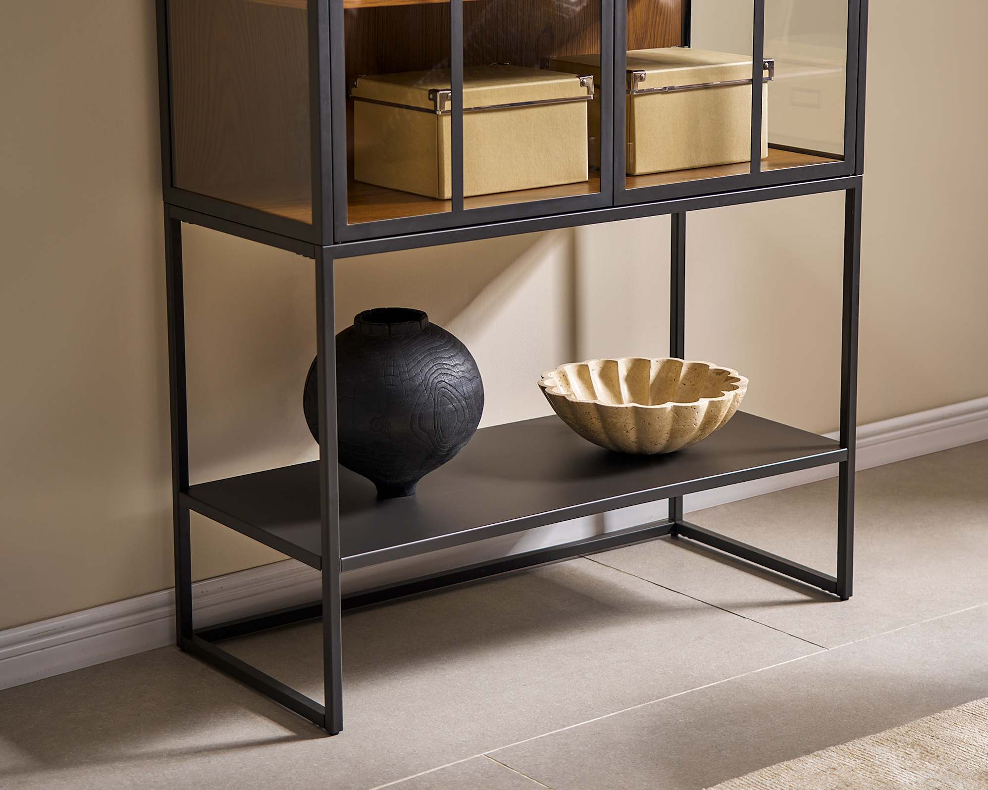 Panes Glass Tall Cabinet 5