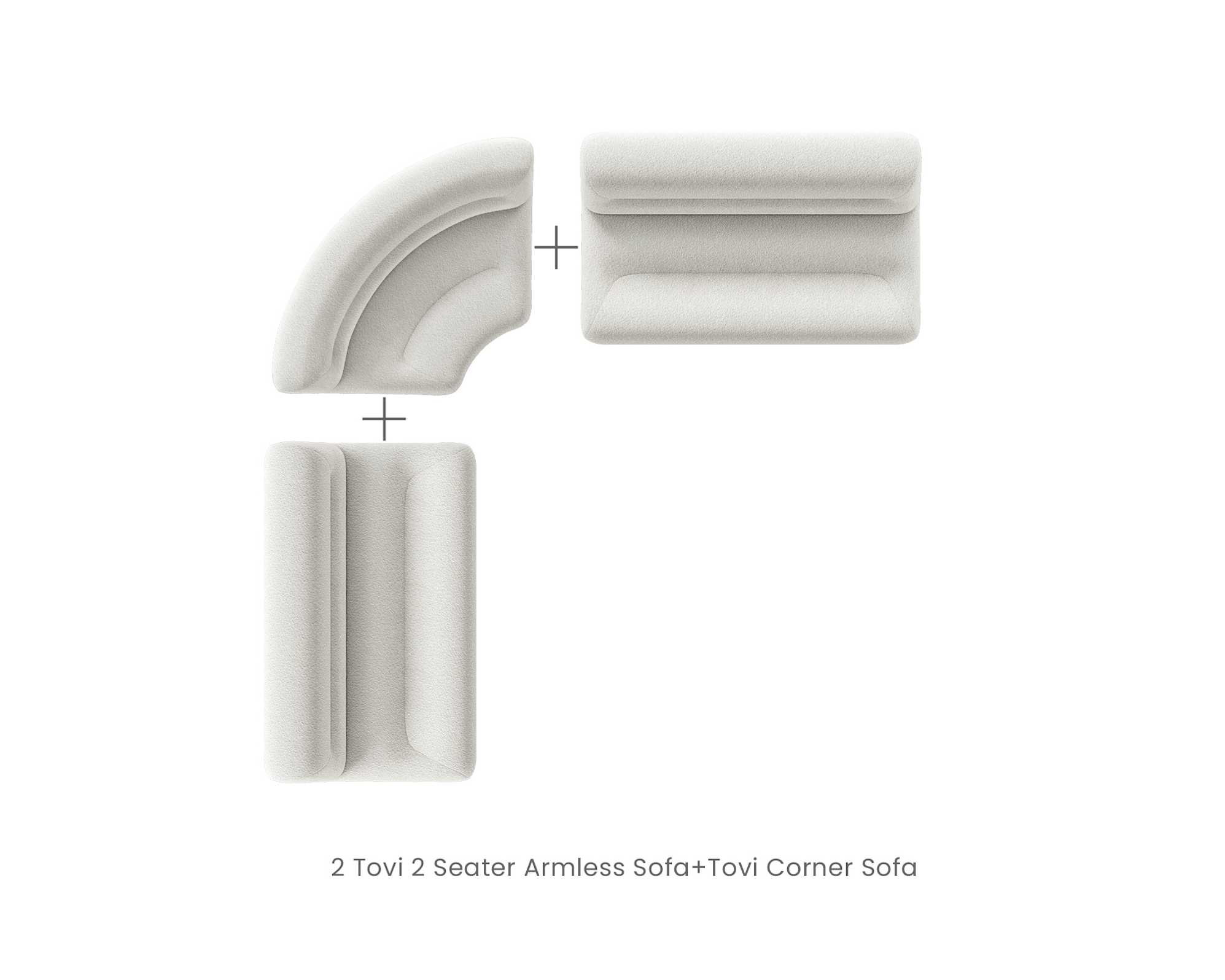 Tovi Performance Boucle L-Shape Sectional Sofa 9