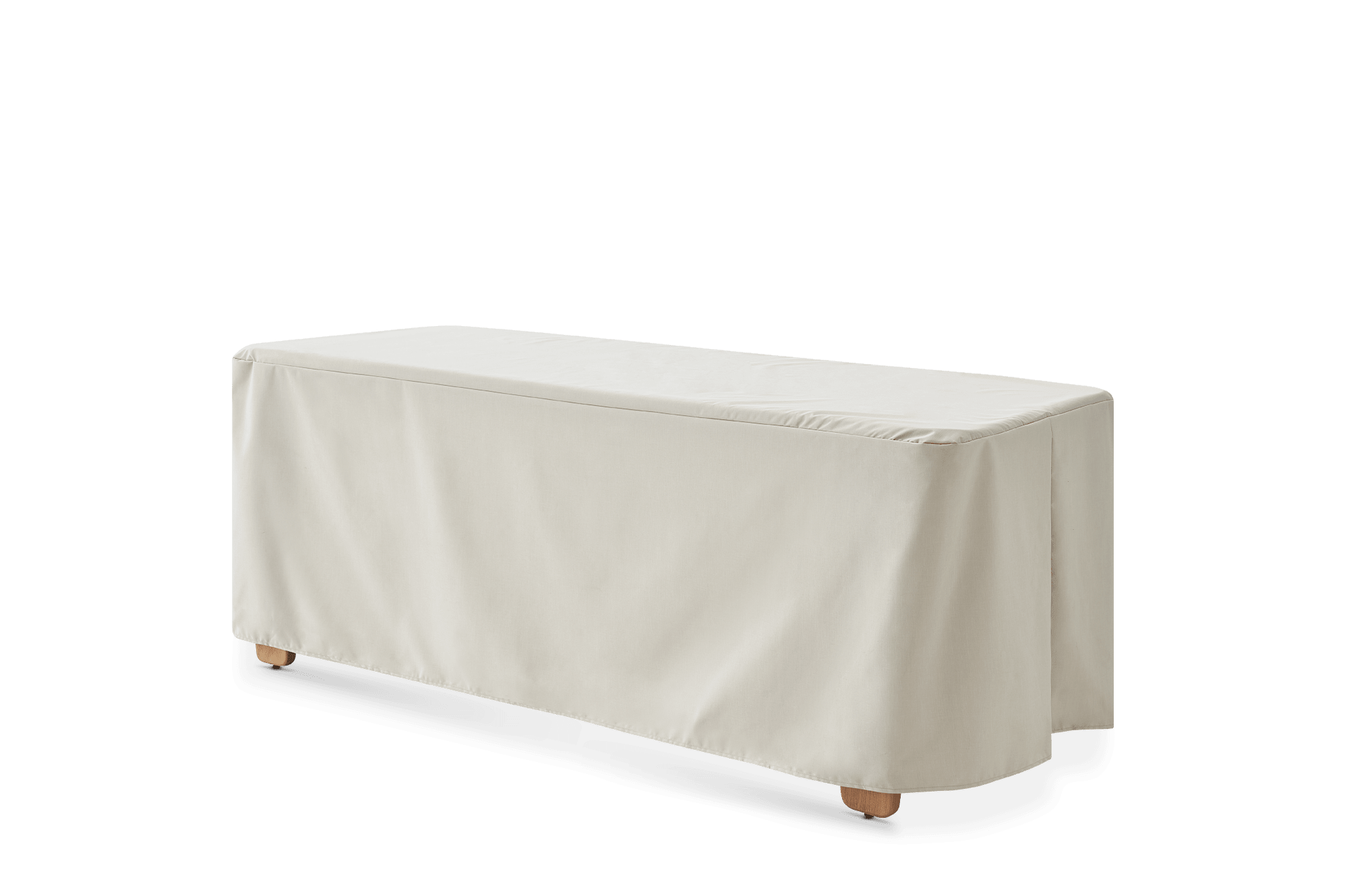 Eden Outdoor Dining Table 78.7" Cover, Ivory