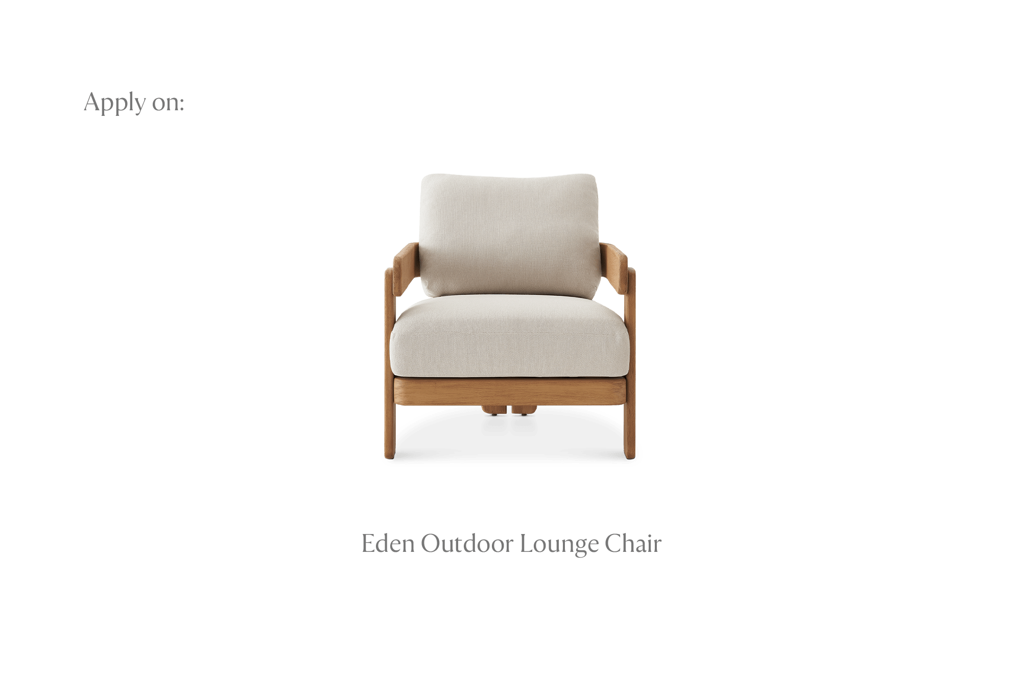 Eden Outdoor Lounge Chair Cover 4