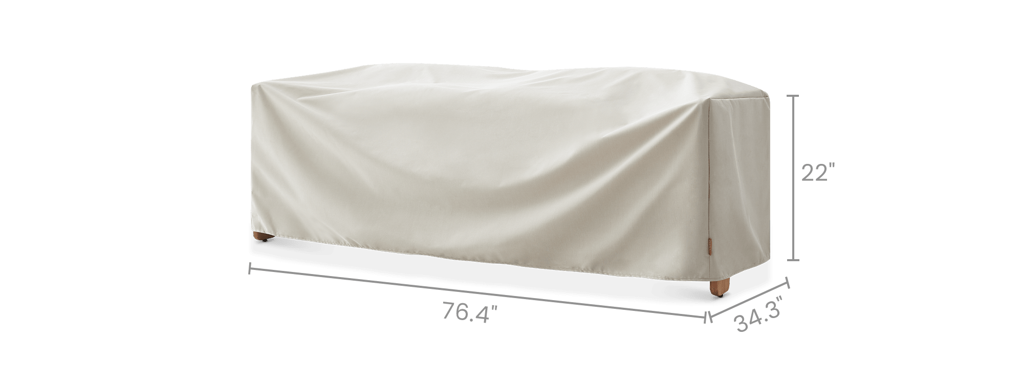 dimension of Eden Outdoor Sofa Cover