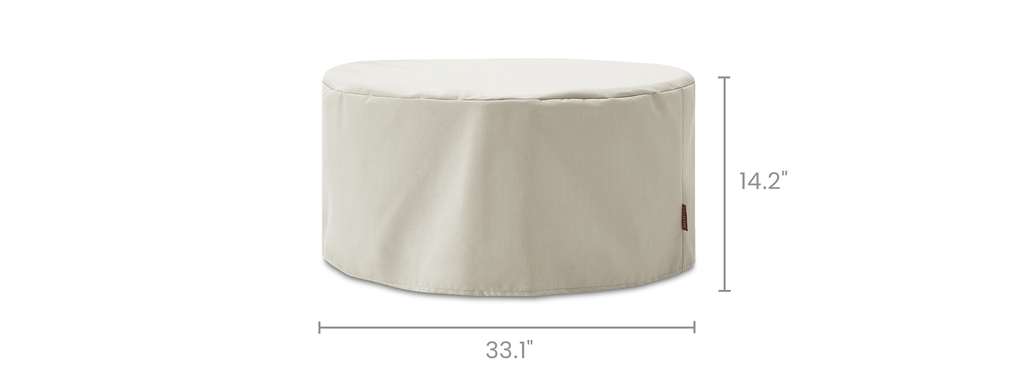 dimension of Eden Outdoor Round Coffee Table Cover