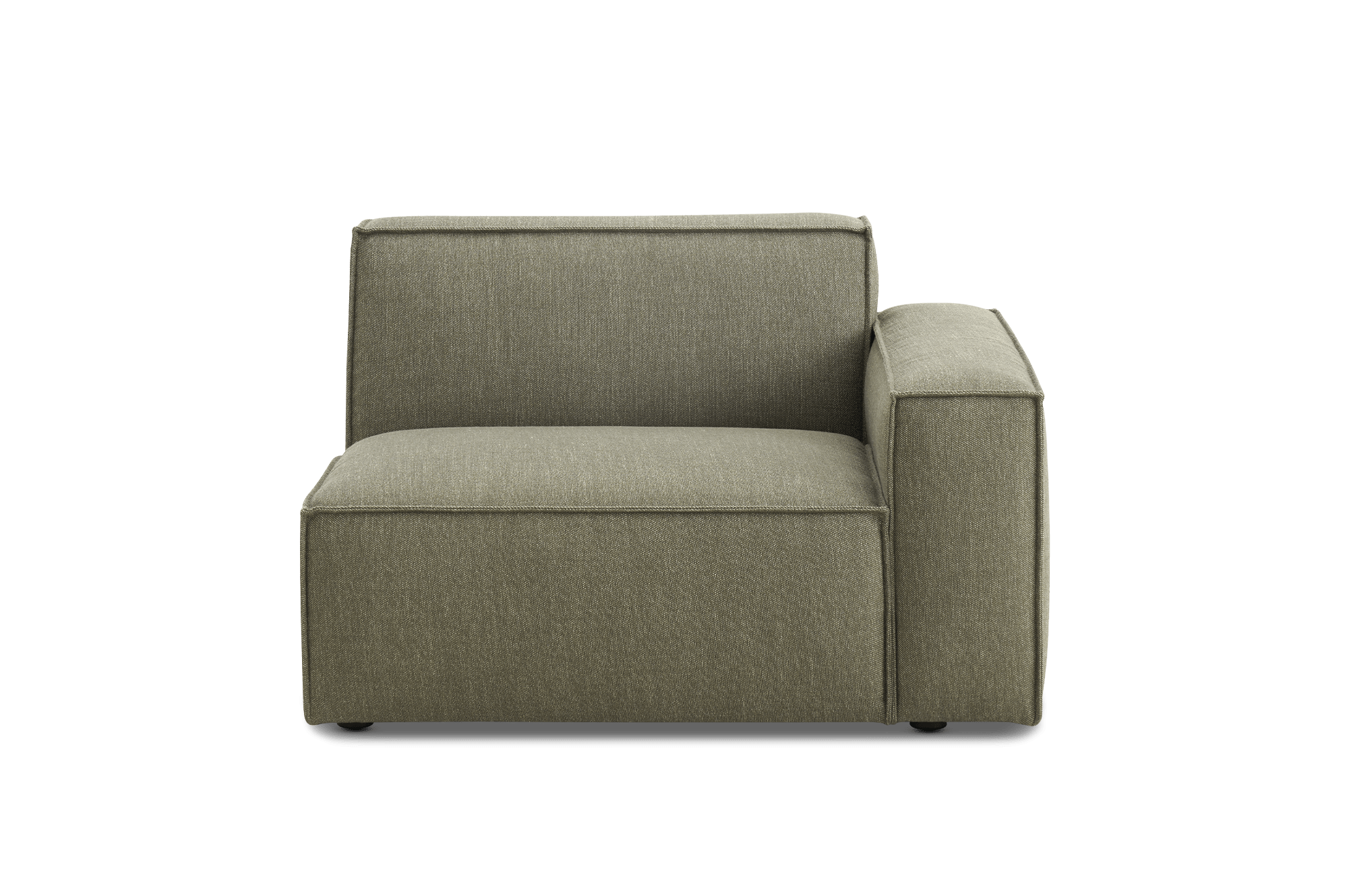 Jonathan Right Arm Sofa, (Performance Twill) Moss