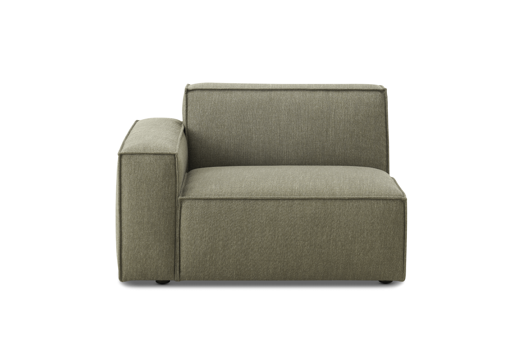 Jonathan Left Arm Sofa, (Performance Twill) Moss