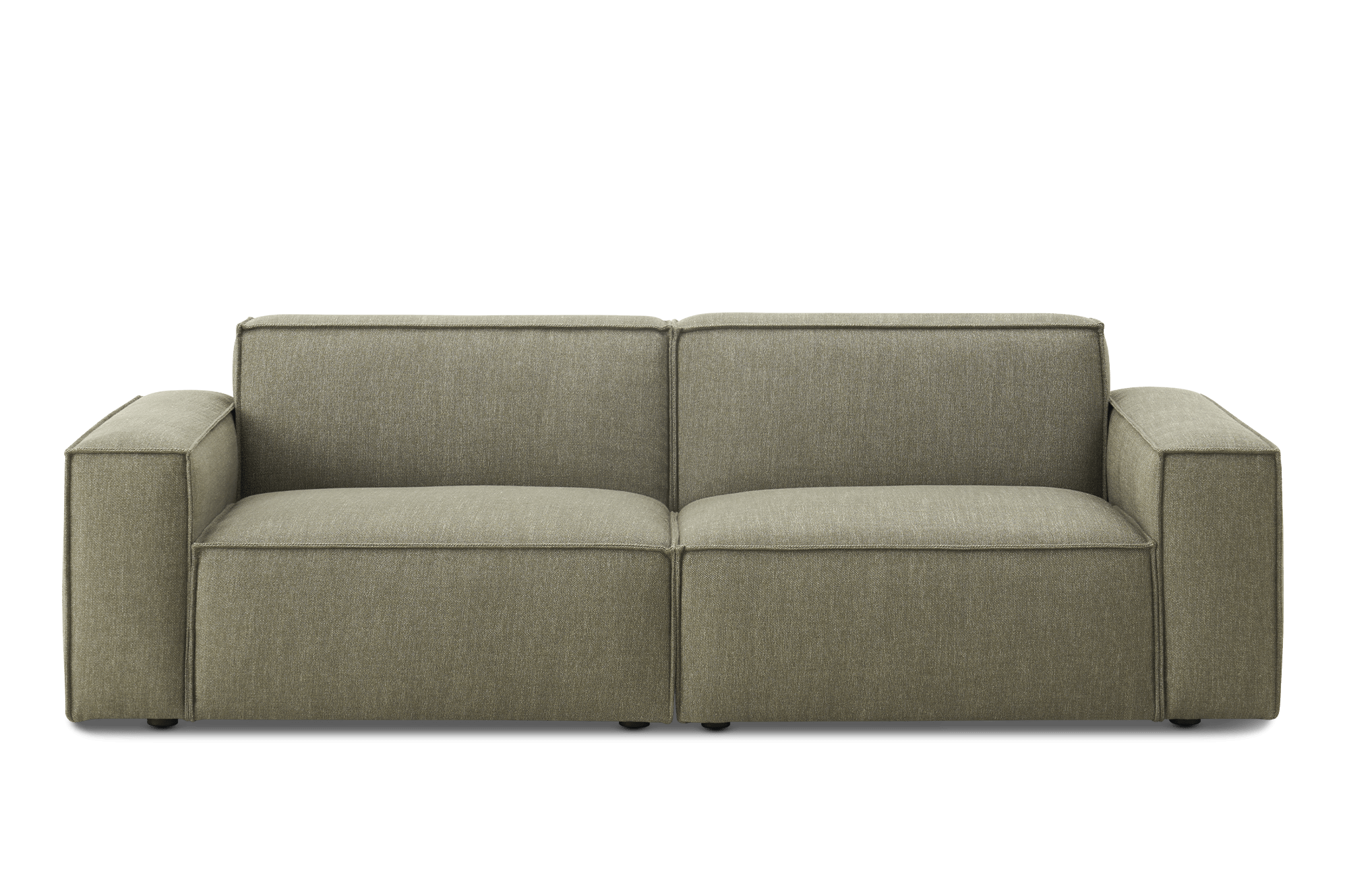 Jonathan 3 Seater Sofa, (Performance Twill) Moss