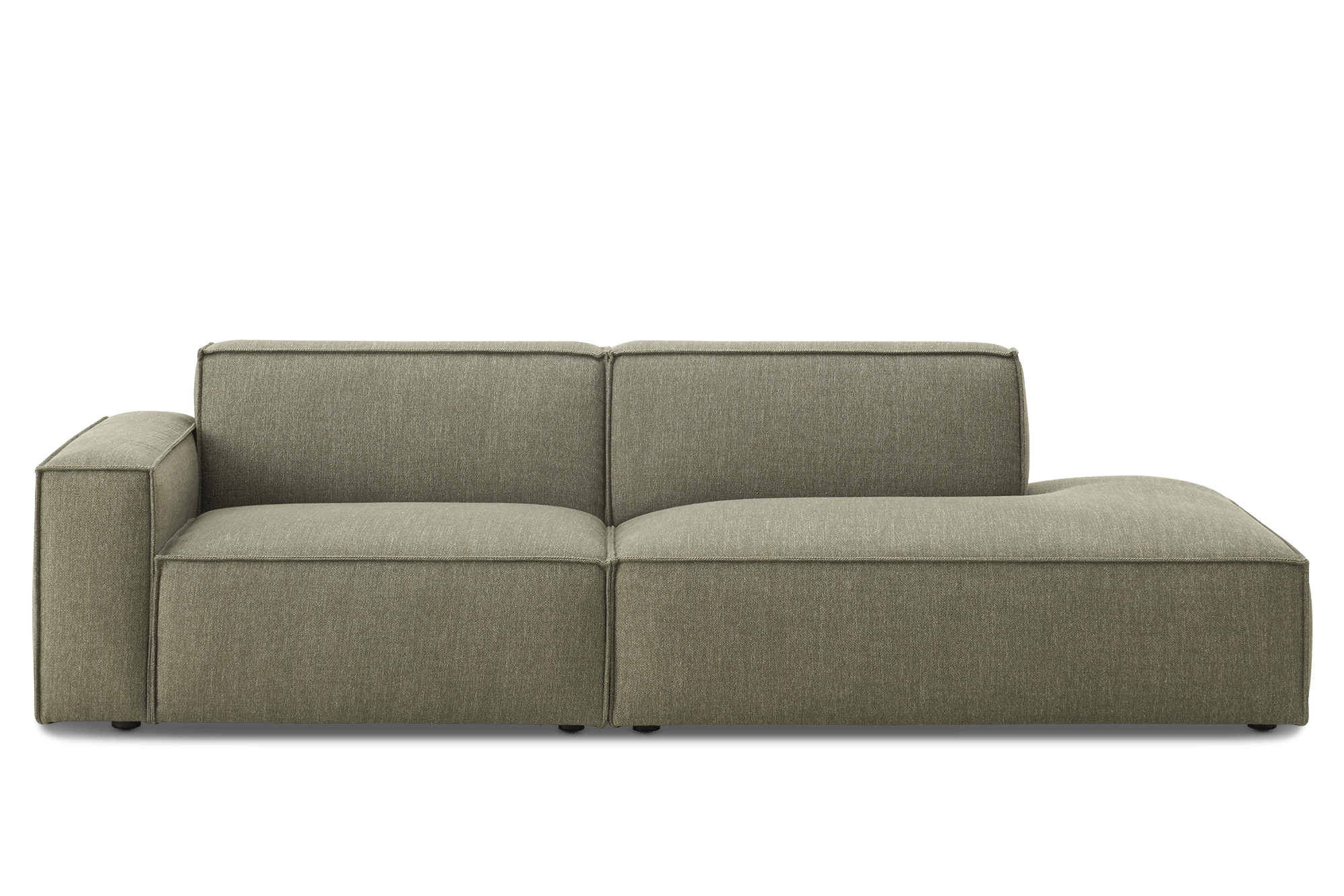 Jonathan Side Chaise Sofa Right Facing, (Performance Twill) Moss