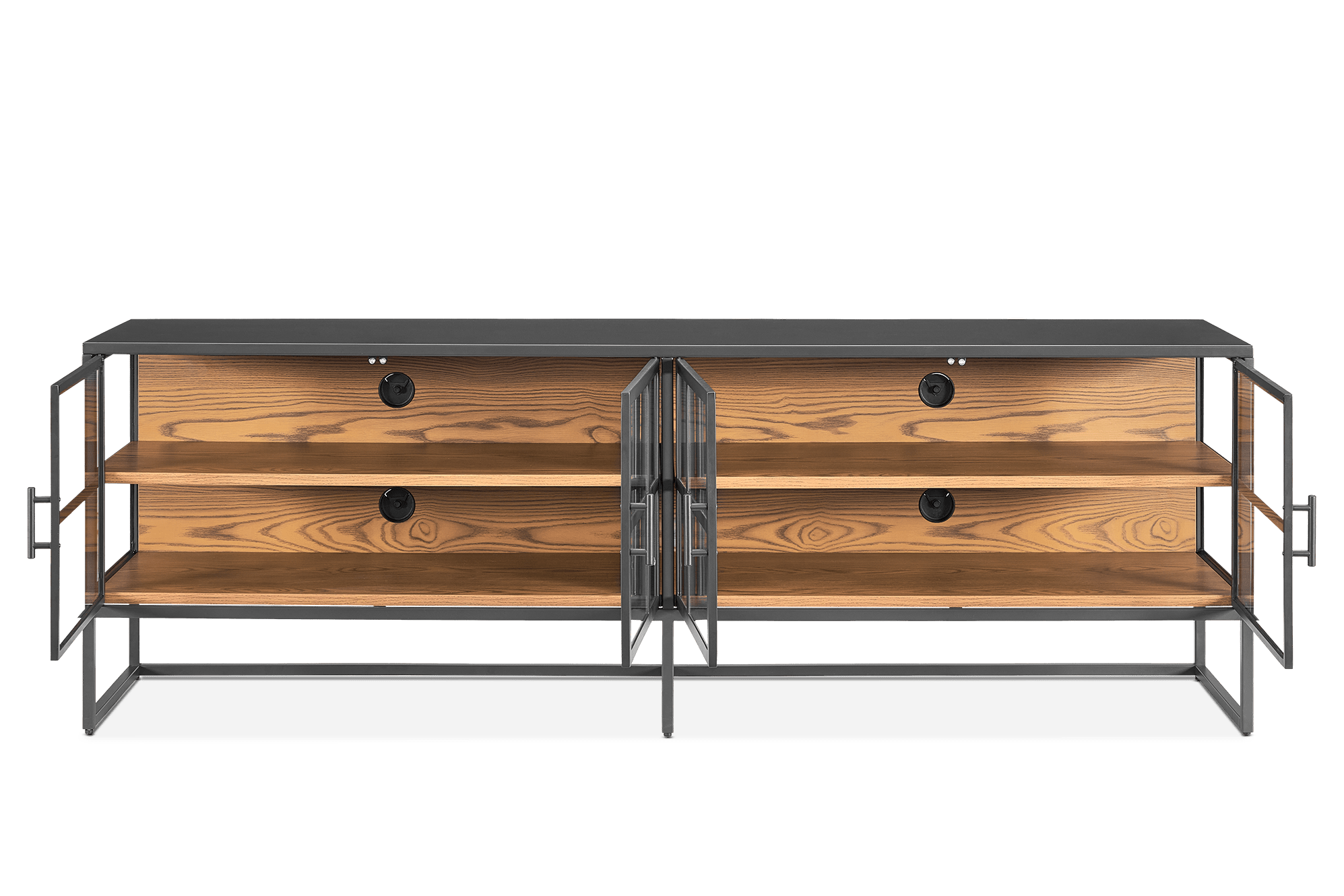 Panes Glass TV Console 6