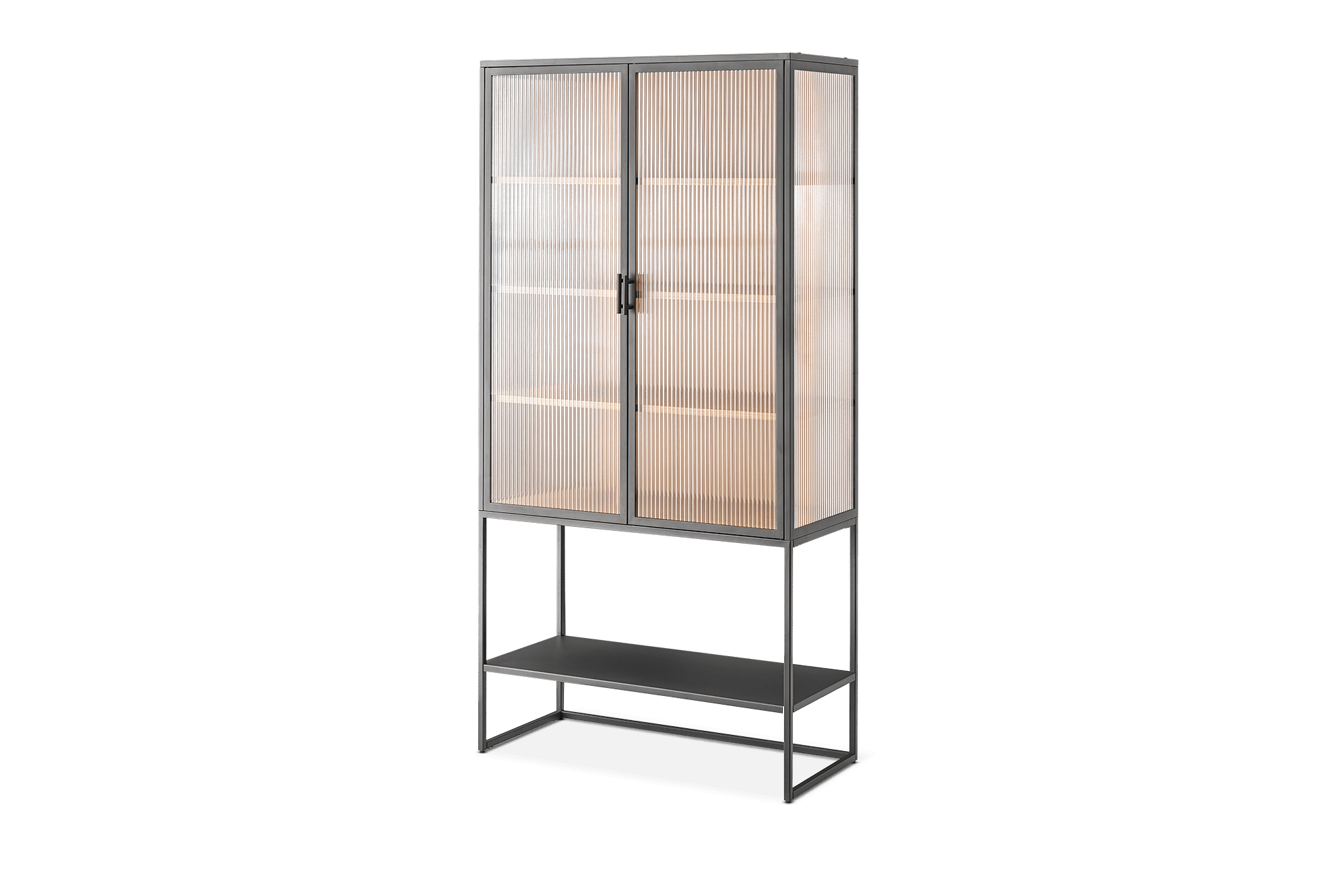 Panes Glass Tall Cabinet 9