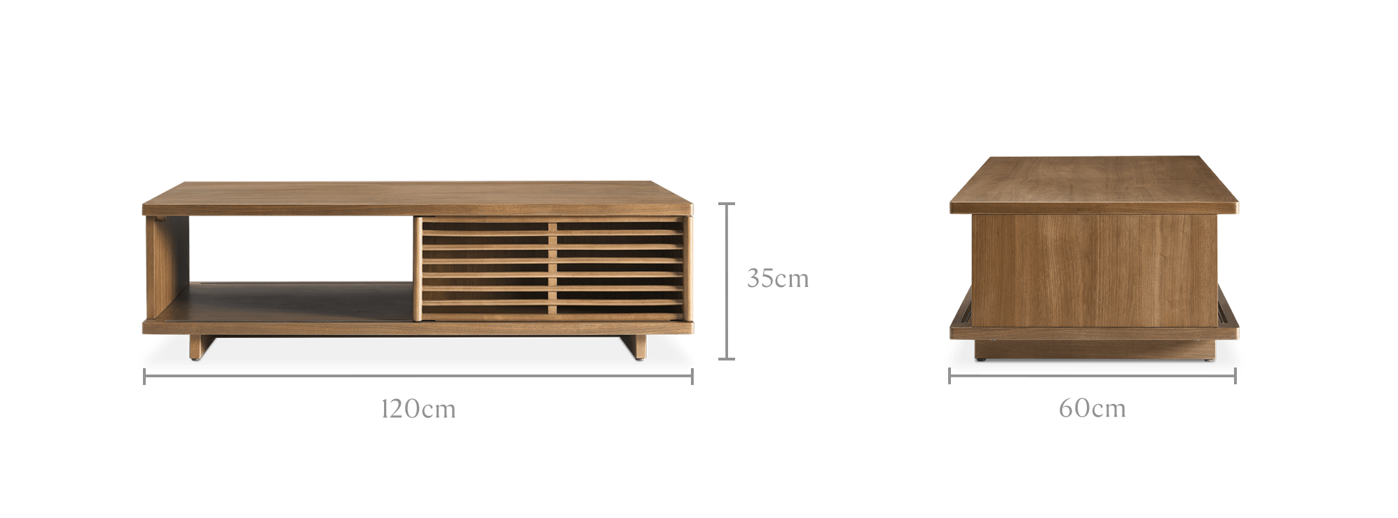 dimension of Vento Coffee Table