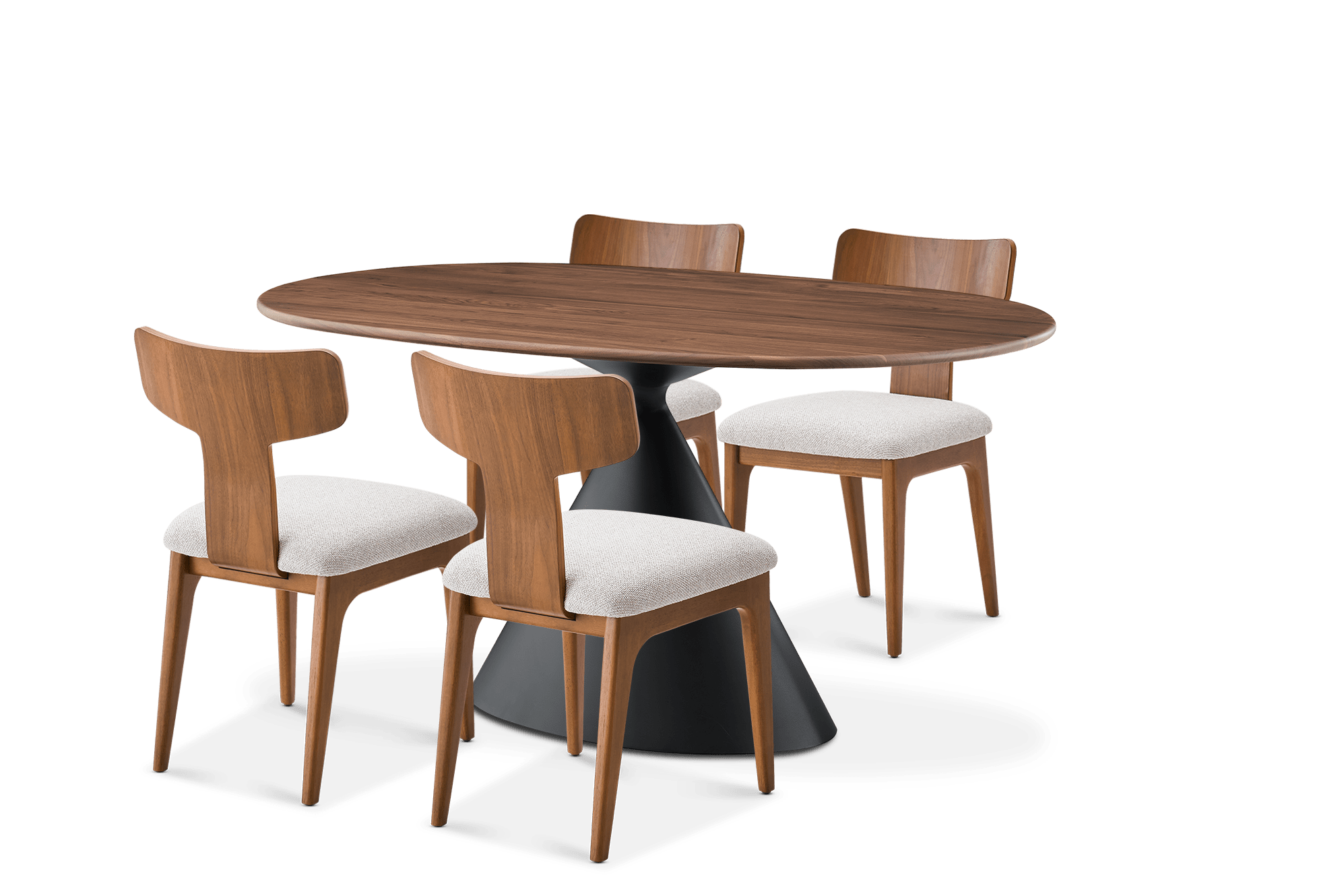 Forma Dining Table with Tavi Chair Set