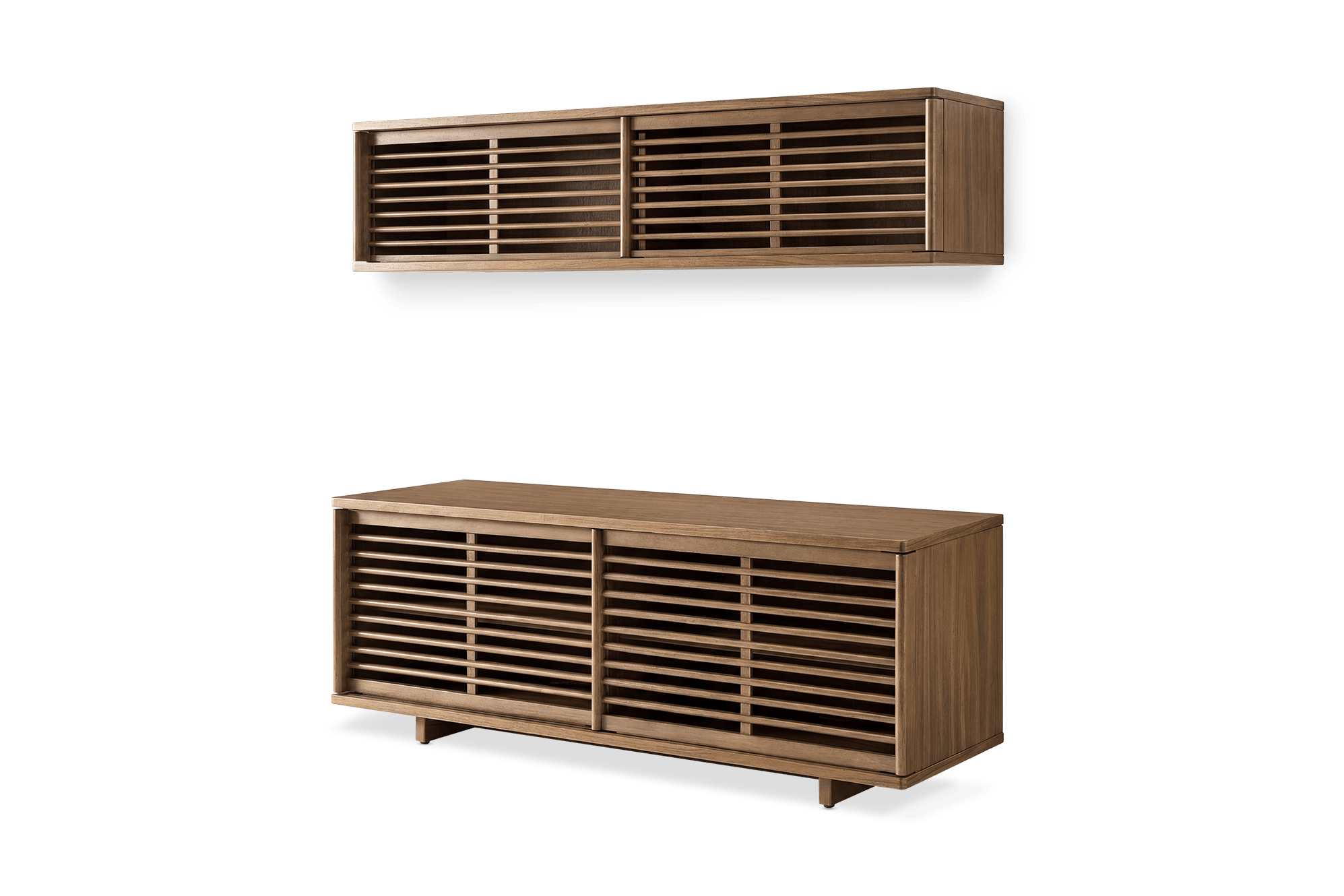 Vento TV Console, 120cm with Vento Storage Cabinet, 120cm