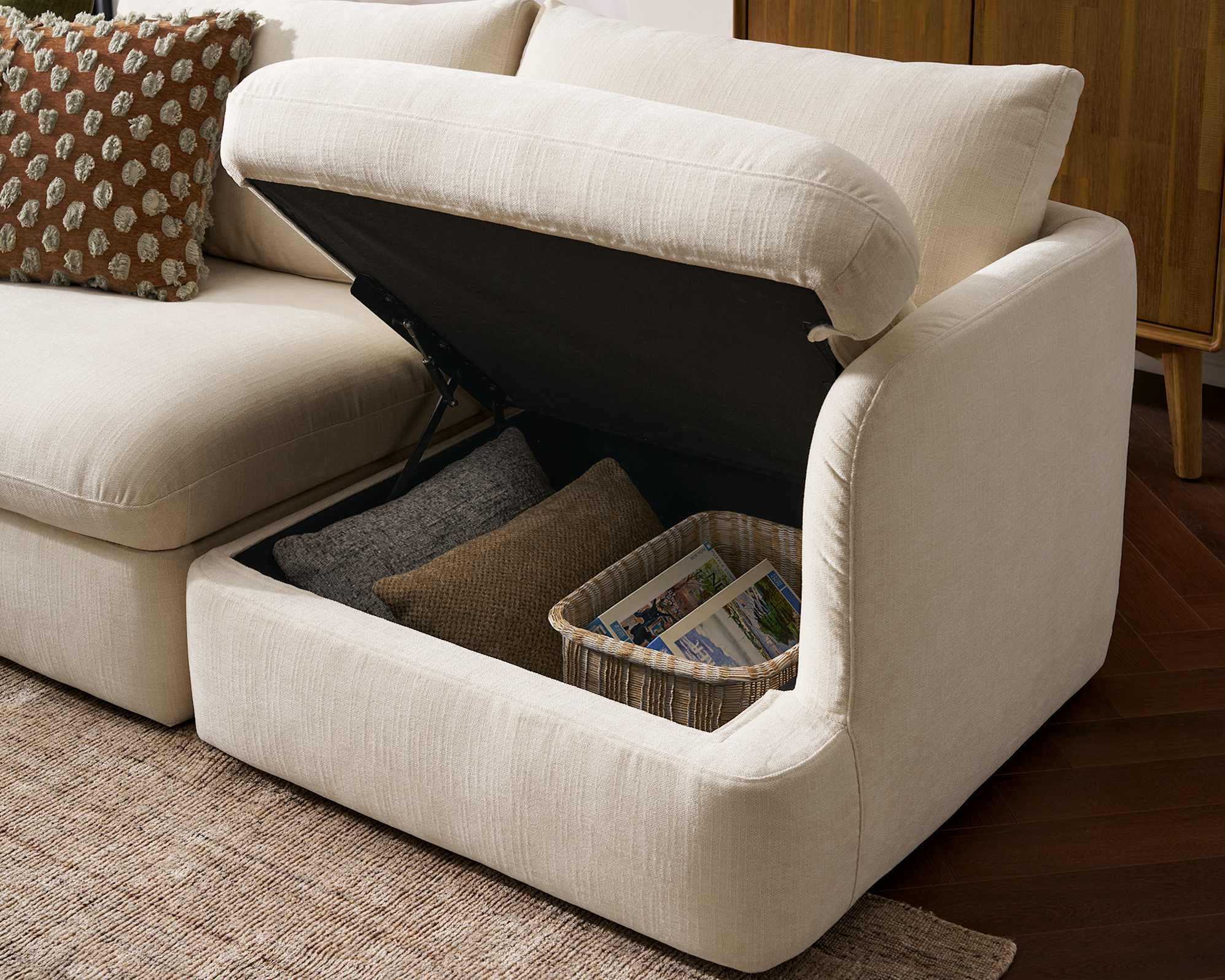 Ollie Storage Left Arm Sofa 6