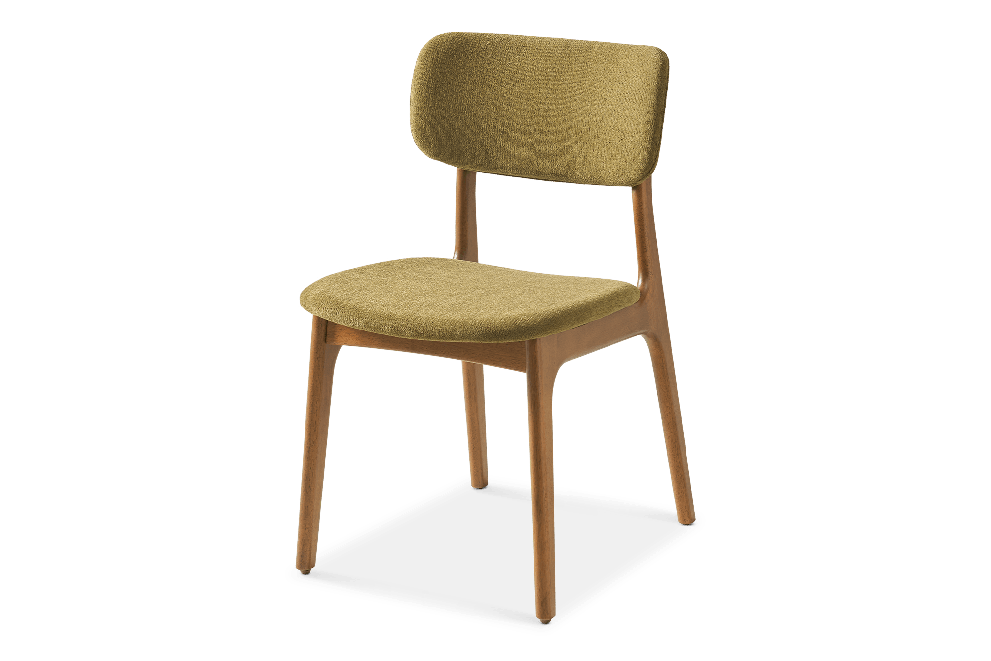 Brighton Dining Chair, (Performance Anderson) Olive (Dark Walnut)