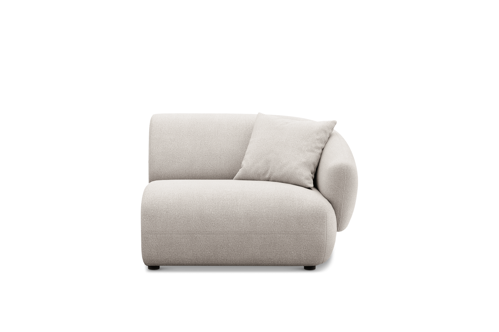 Auburn Right Arm Sofa Customised, (Performance Fleece) Cream
