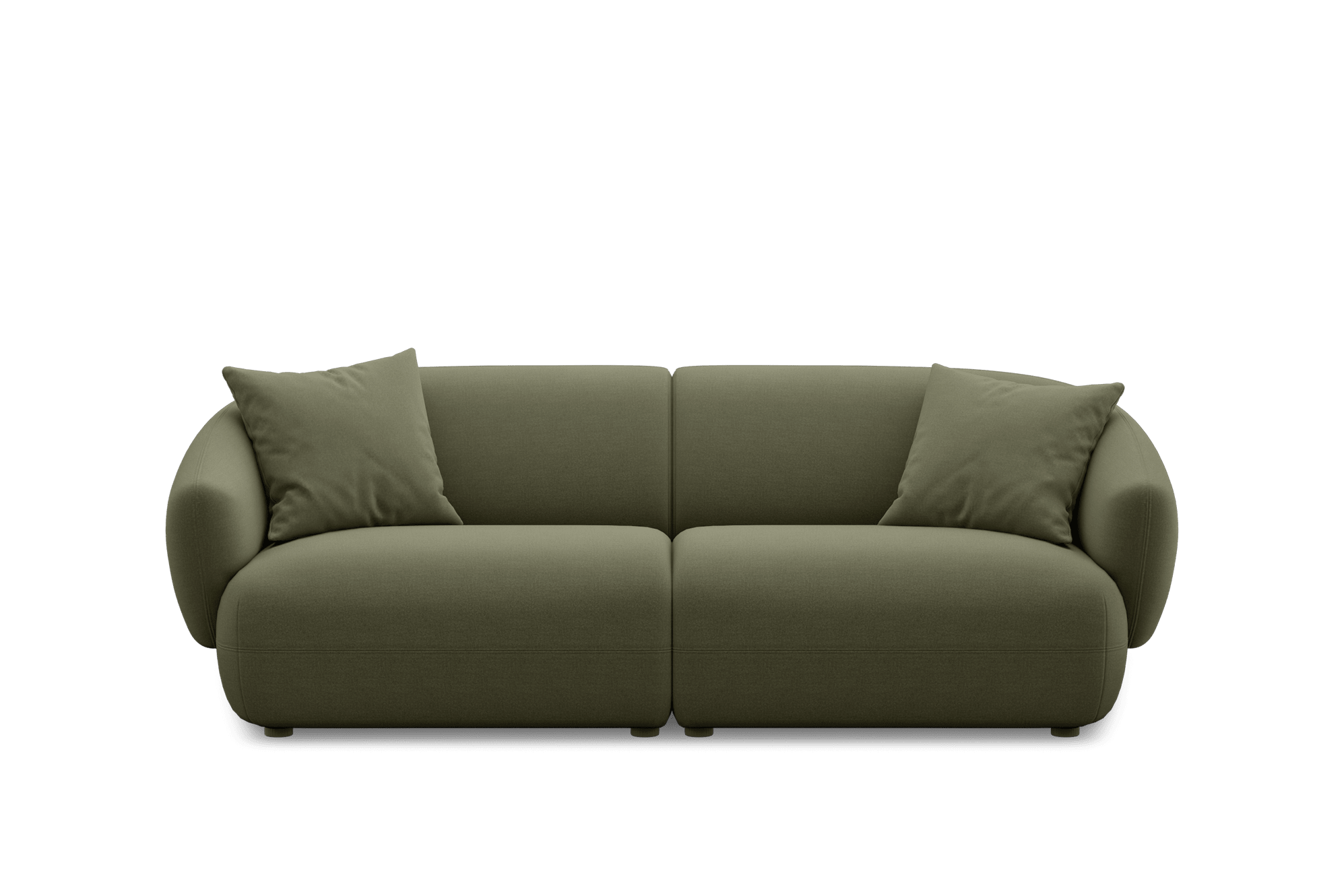 Auburn 3 Seater Sofa Customised, (Performance Fleece) Moss