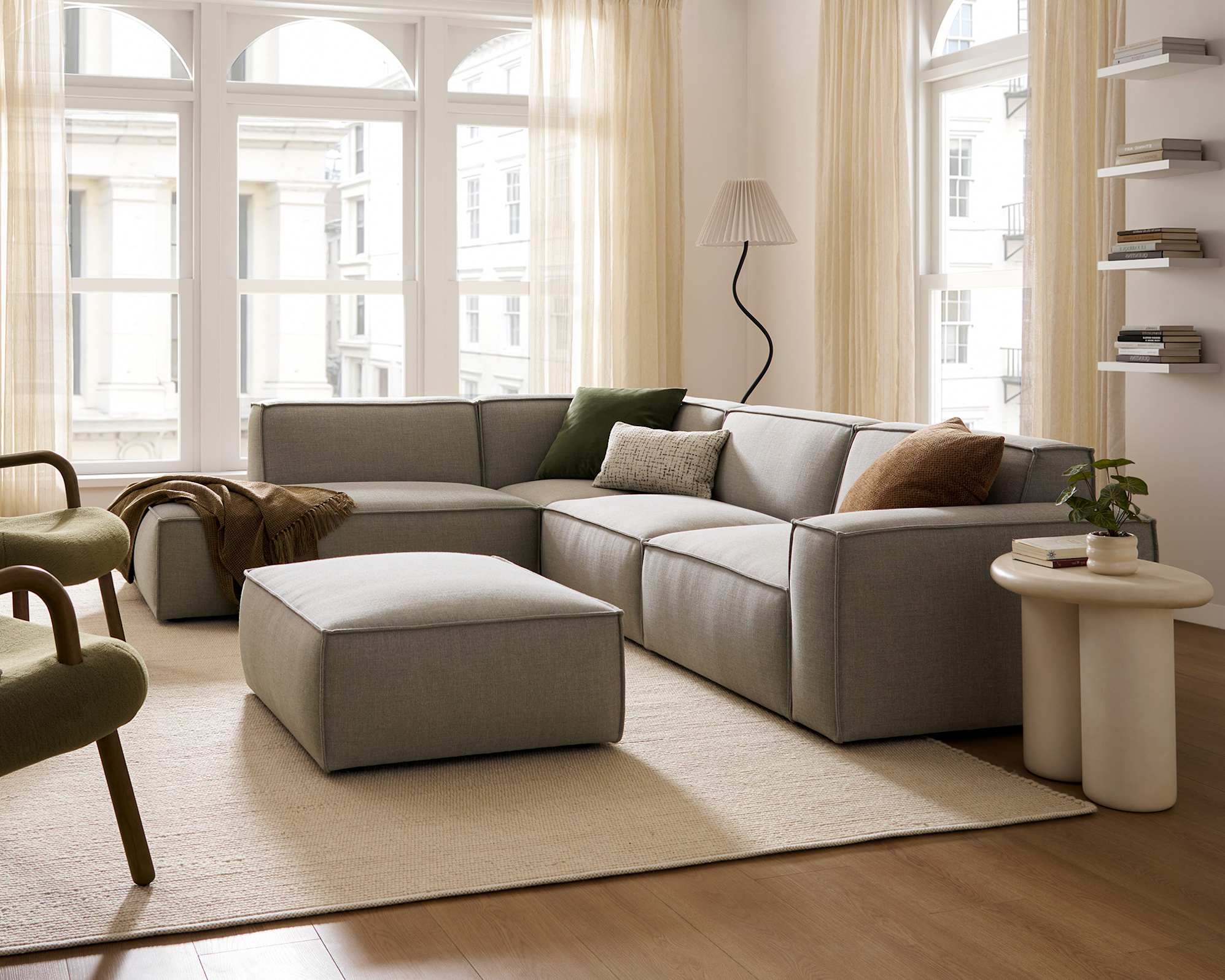 Jonathan Extended Side Chaise Sectional Sofa 3