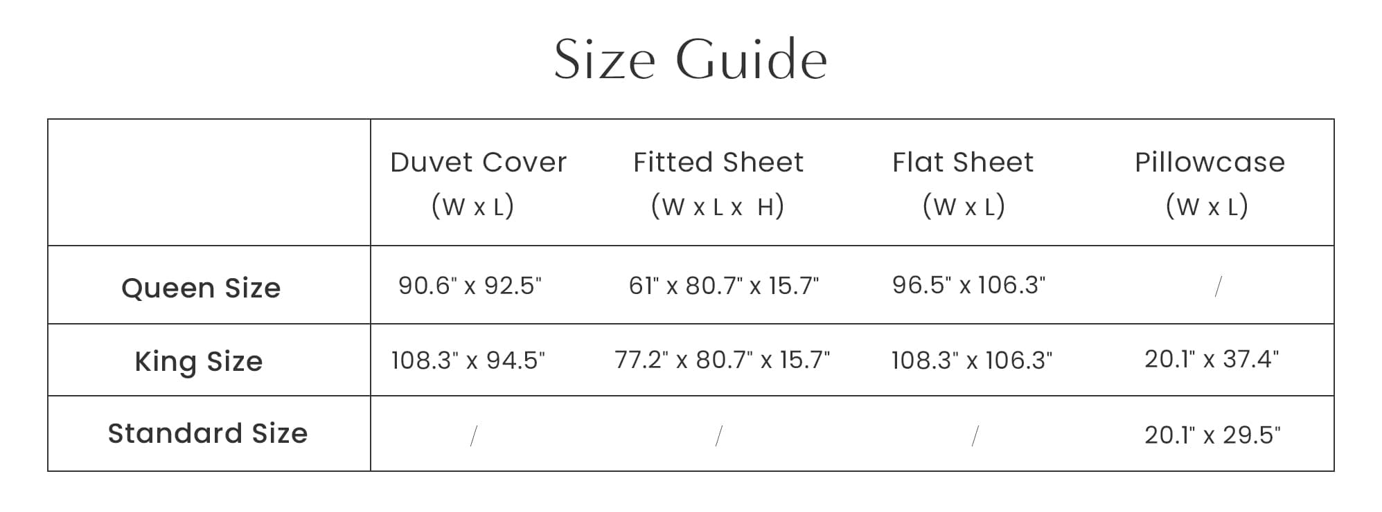 dimension of Luxe Egyptian Cotton Sateen Duvet Cover