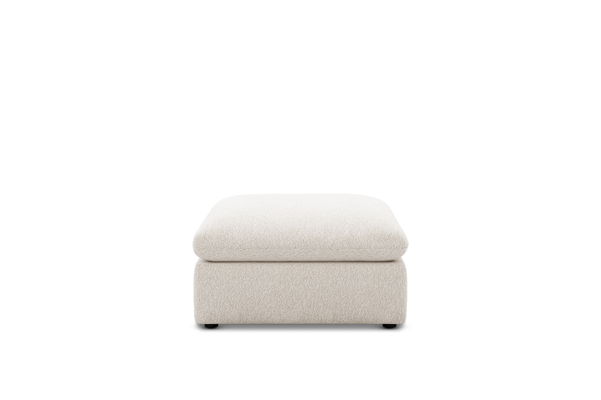 Dawson Small Ottoman Customised, (Performance Boucle) Cream