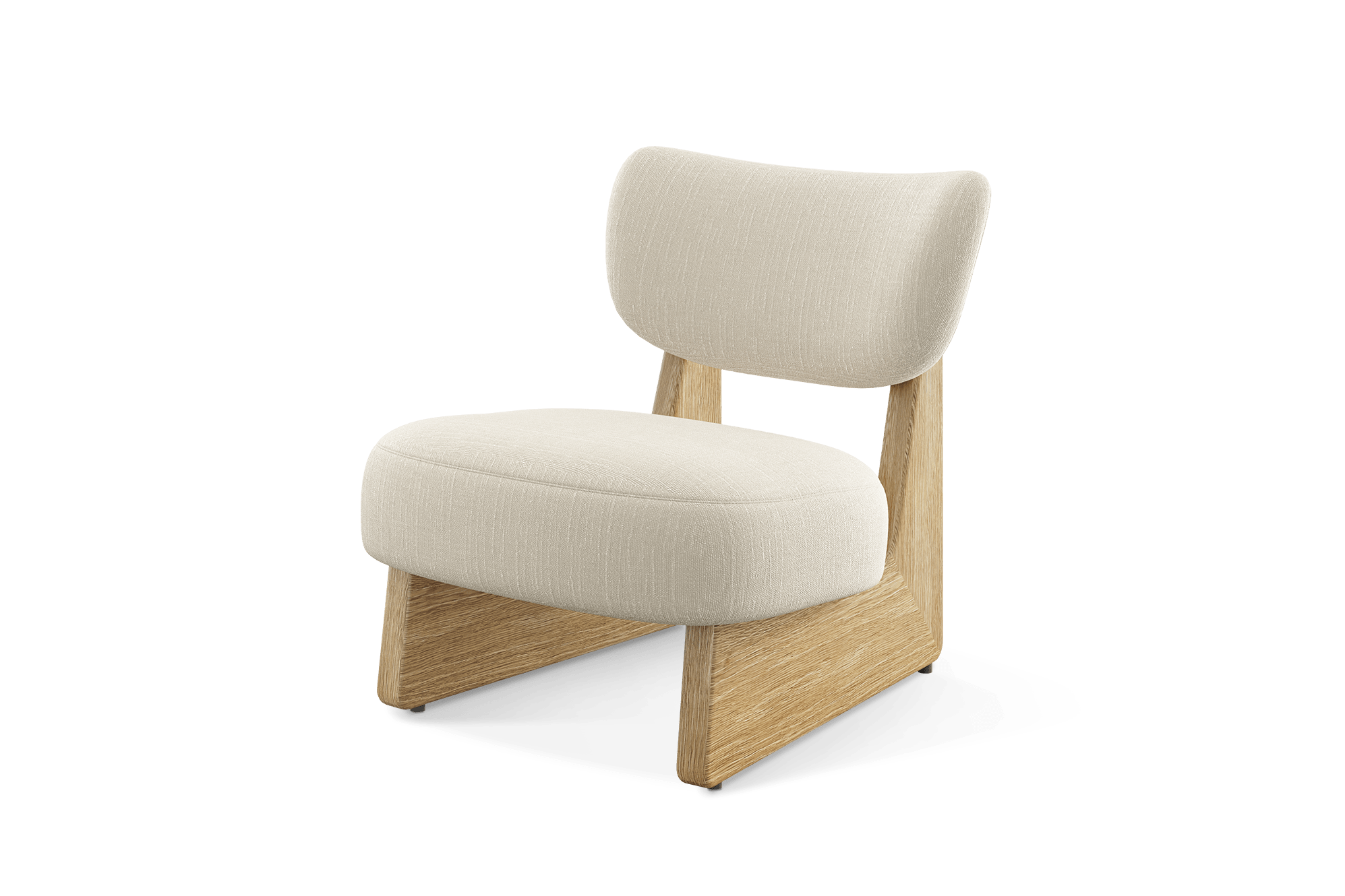 Solange Chair Customised, (Washed Chenille) Cream (White Wash)