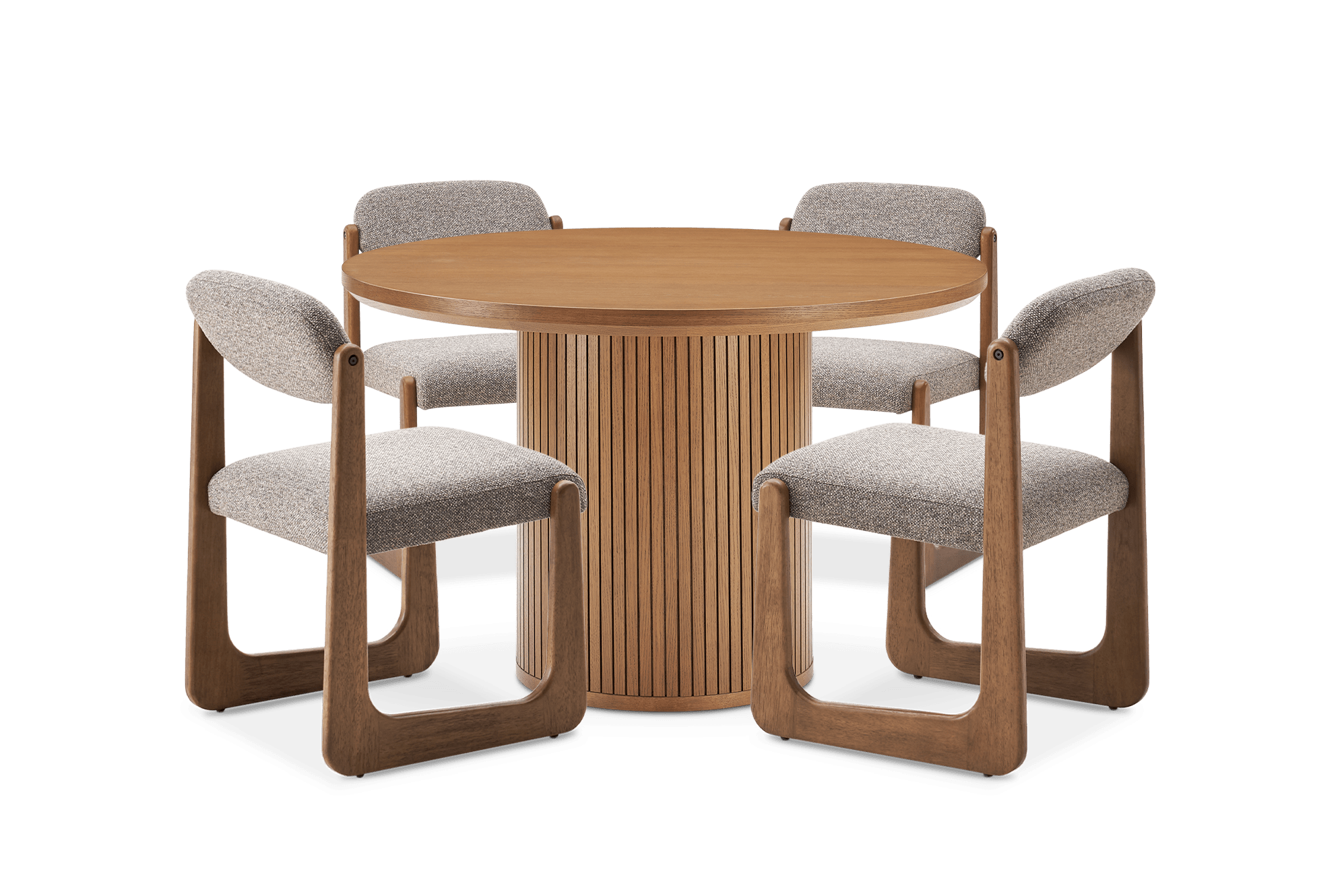 Harper Round Dining Table with Lira Chair Set 0