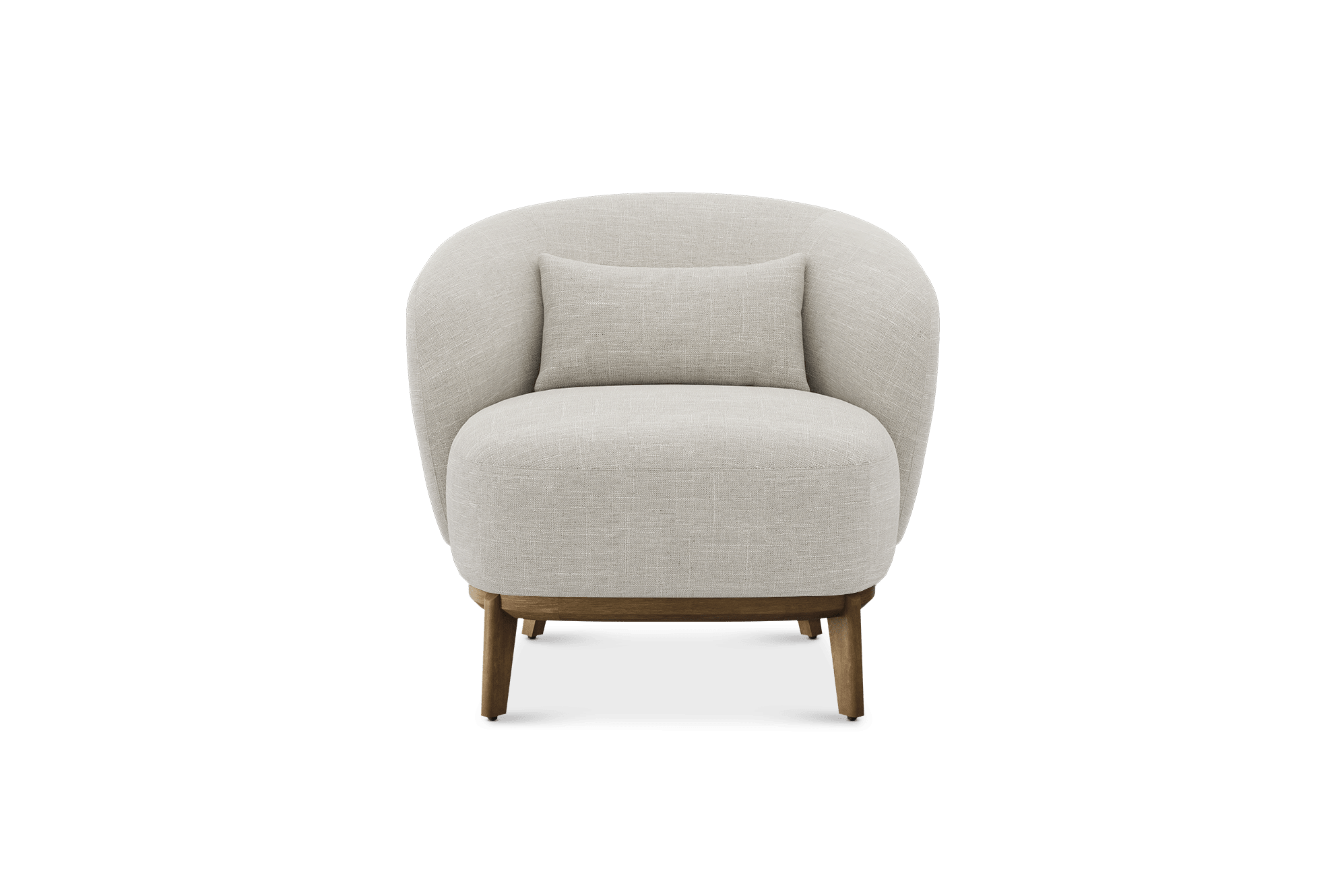 Avery Armchair Customized, (Performance Linen Weave) Sand