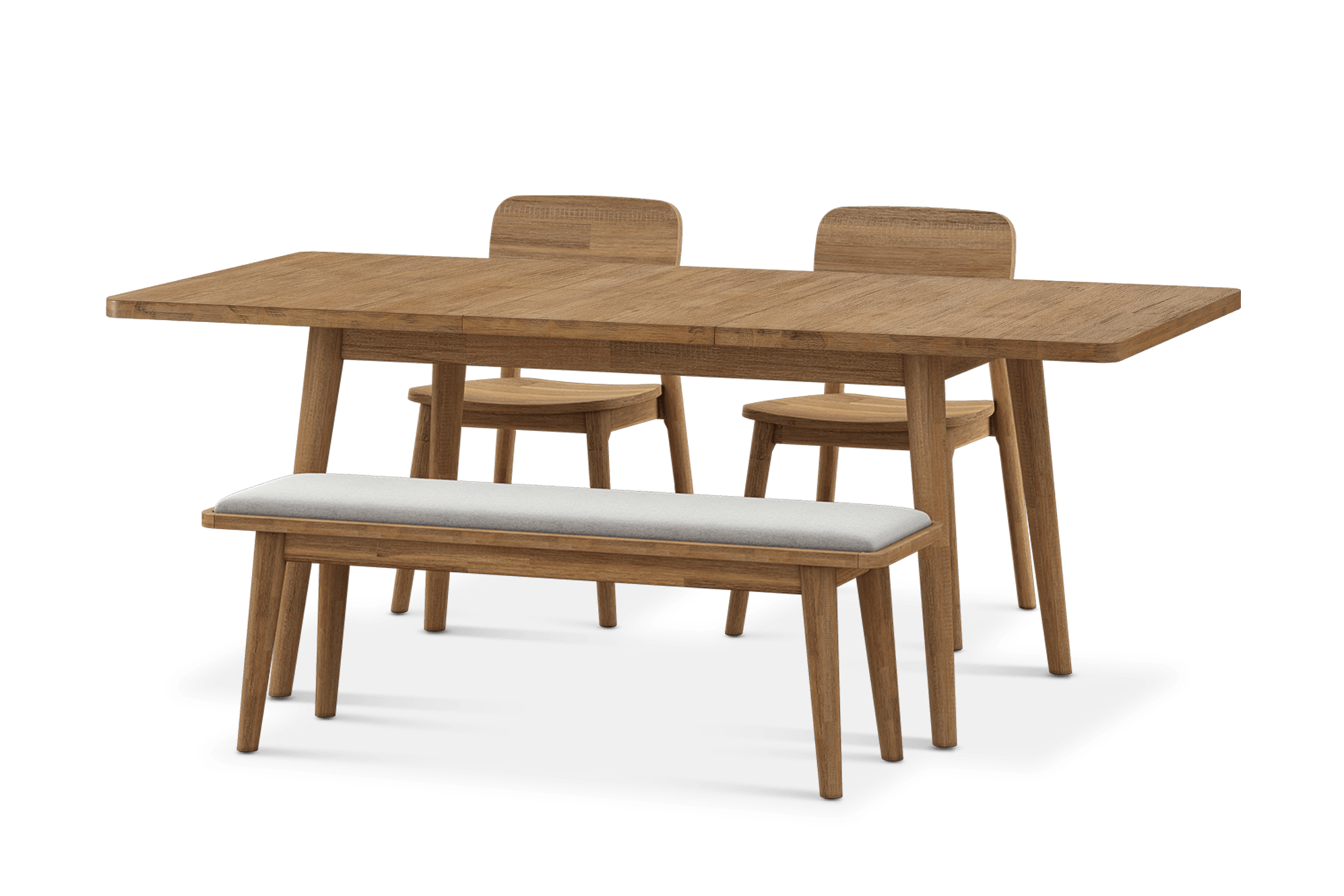 Seb Extendable Dining Set for 4-6 2