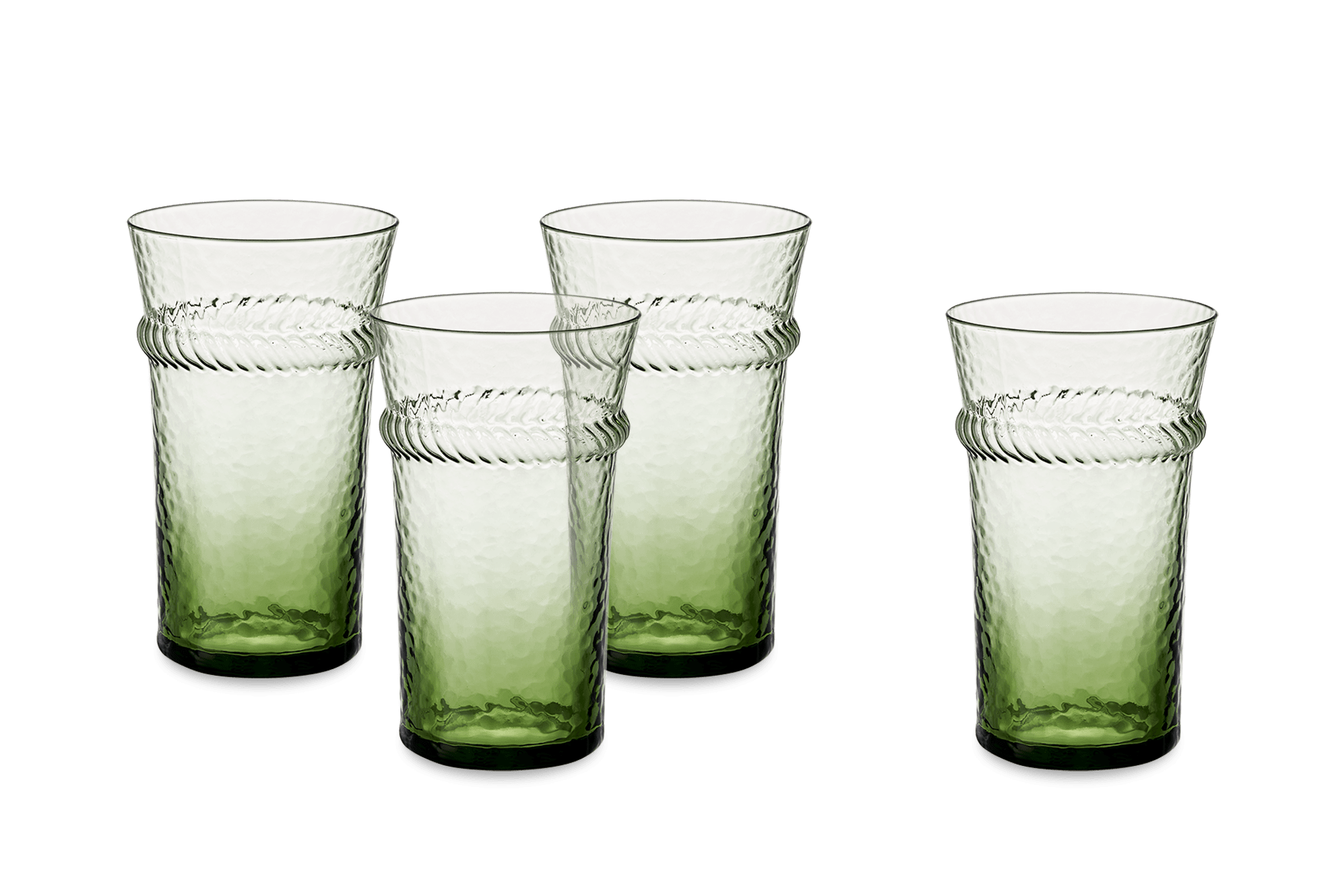 Verdant Tall Drinking Glasses, Set of 4