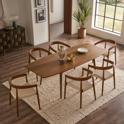 Traditional table modern chairs best sale