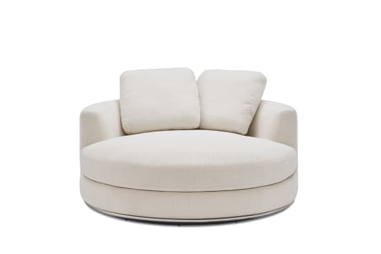 Round spinning sofa sale
