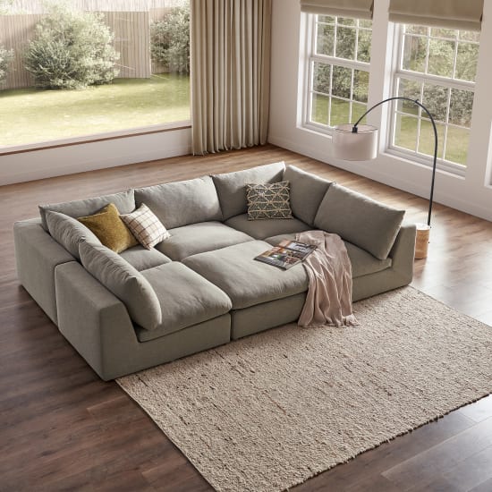 Modular Sectional L Shaped Sofa Castlery Australia