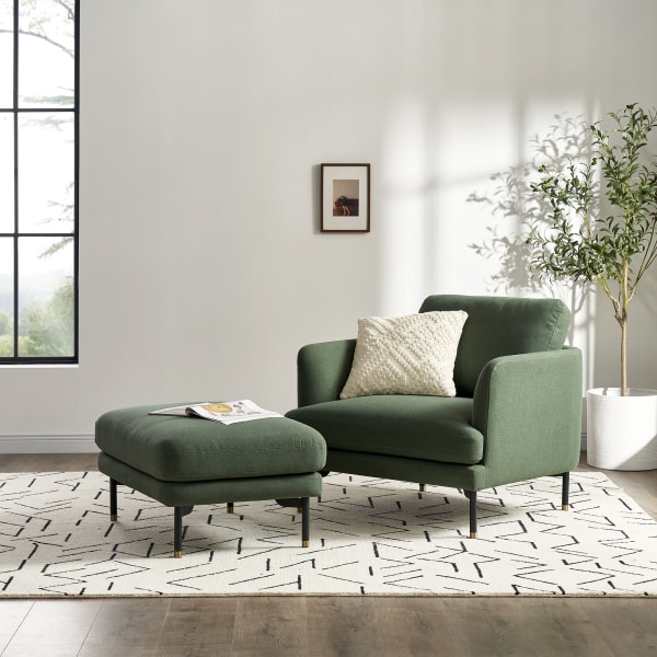 Green Armchairs Green Accent Chair Castlery US