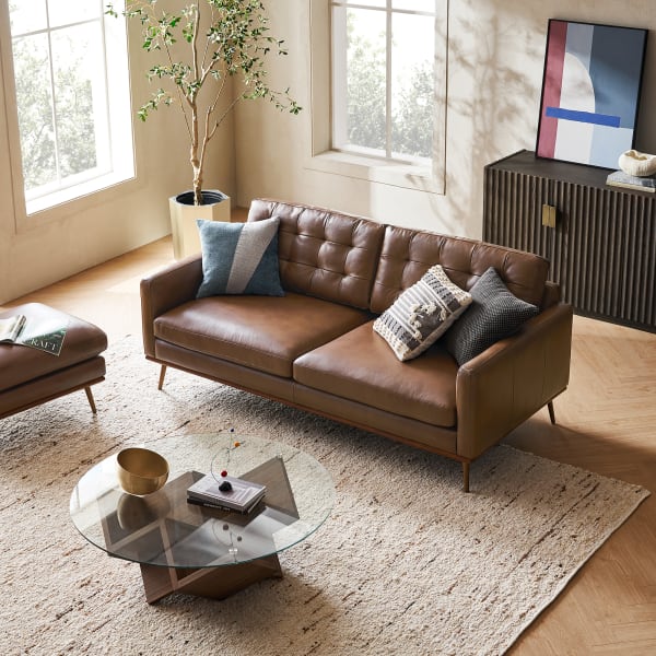 Leather Sofas Couches Lounges Castlery US