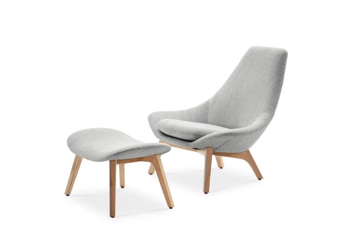 Armchair ottoman set new arrivals