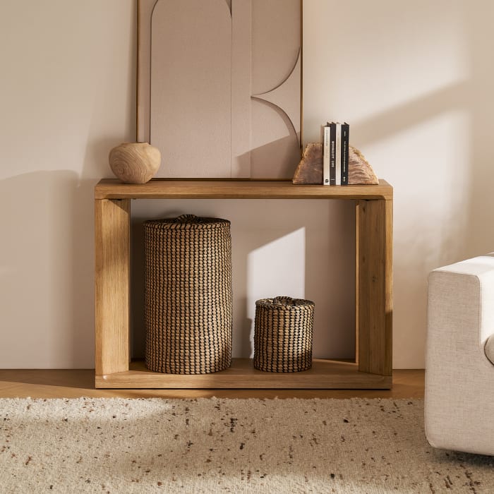 Square entryway table top