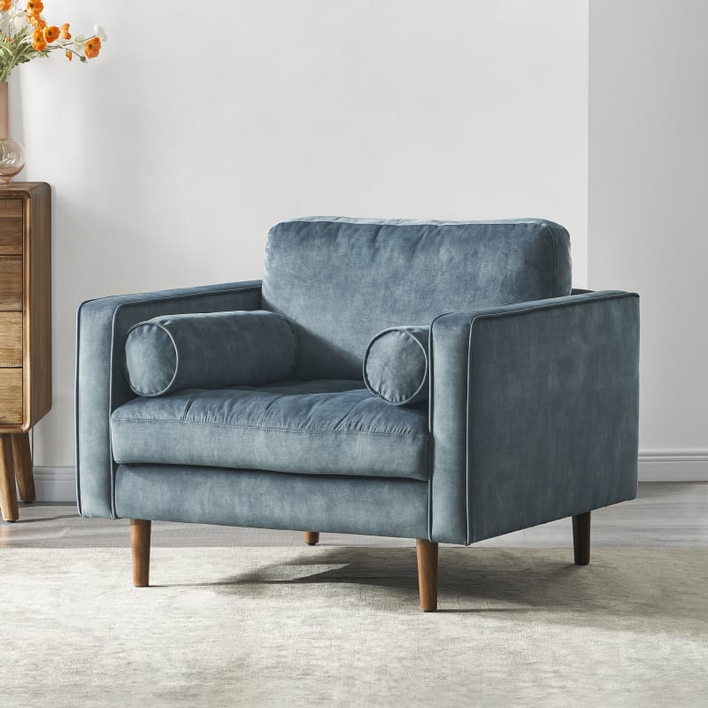 Velvet armchair cover hot sale