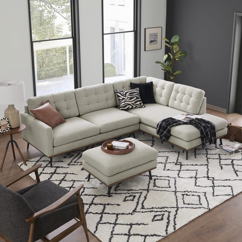 Terminal chaise sofa top