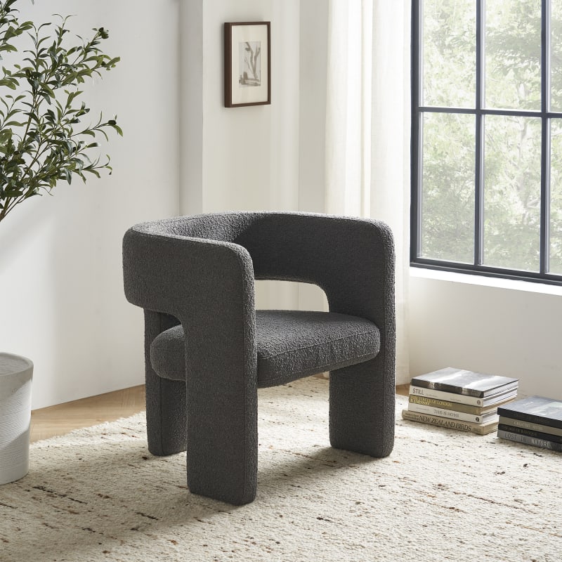 Gray Armchairs Gray Accent Chair Castlery US