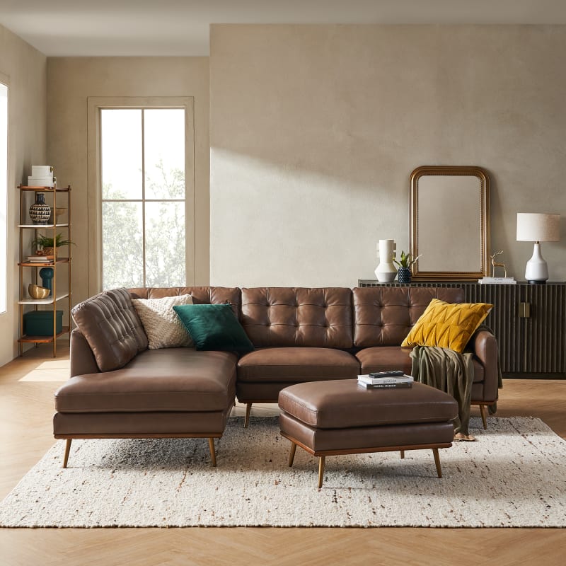 Bumper Chaise Sectional Sofas Castlery US