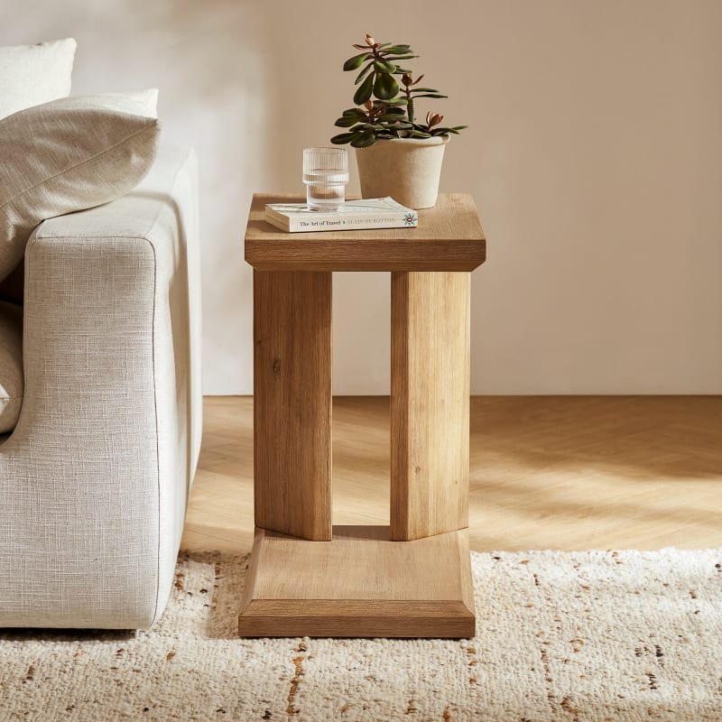 Versatile double storey side table