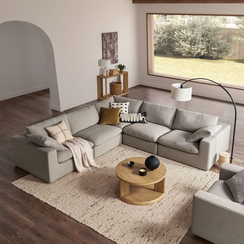 L Shape Couch L Shaped Sectional Castlery US