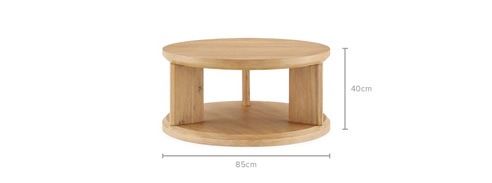 Casa Round Coffee Table | Castlery Singapore