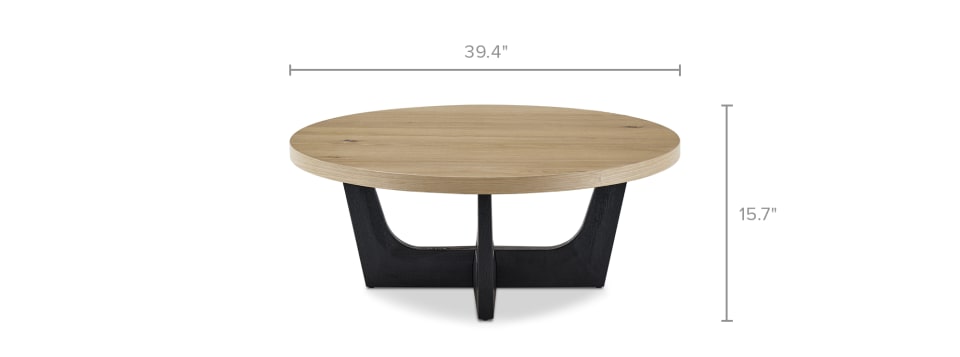 Sawyer Round Coffee Table | Castlery US