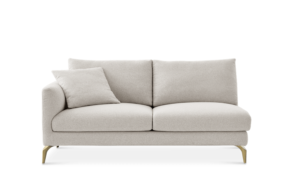 Lena Performance Fabric Left Arm 2 Seater Couch by Castlery