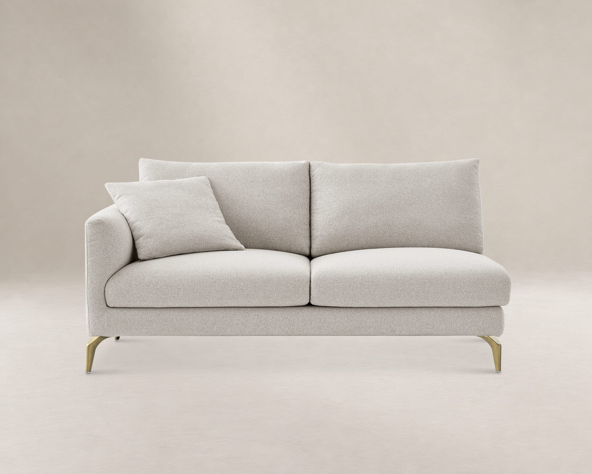 Lena Performance Fabric Left Arm 2 Seater Couch 0