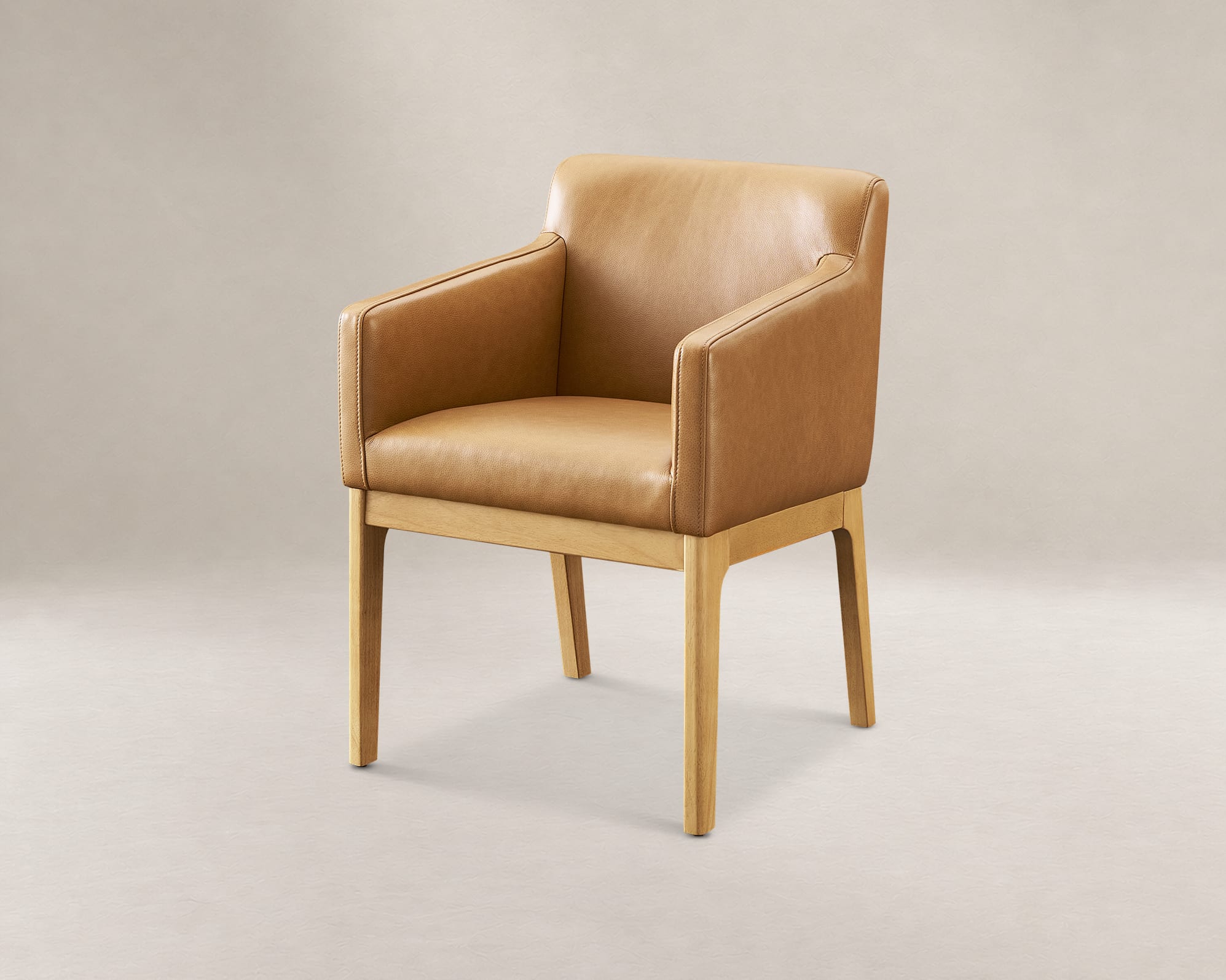Elliot Leather Dining Arm Chair 3