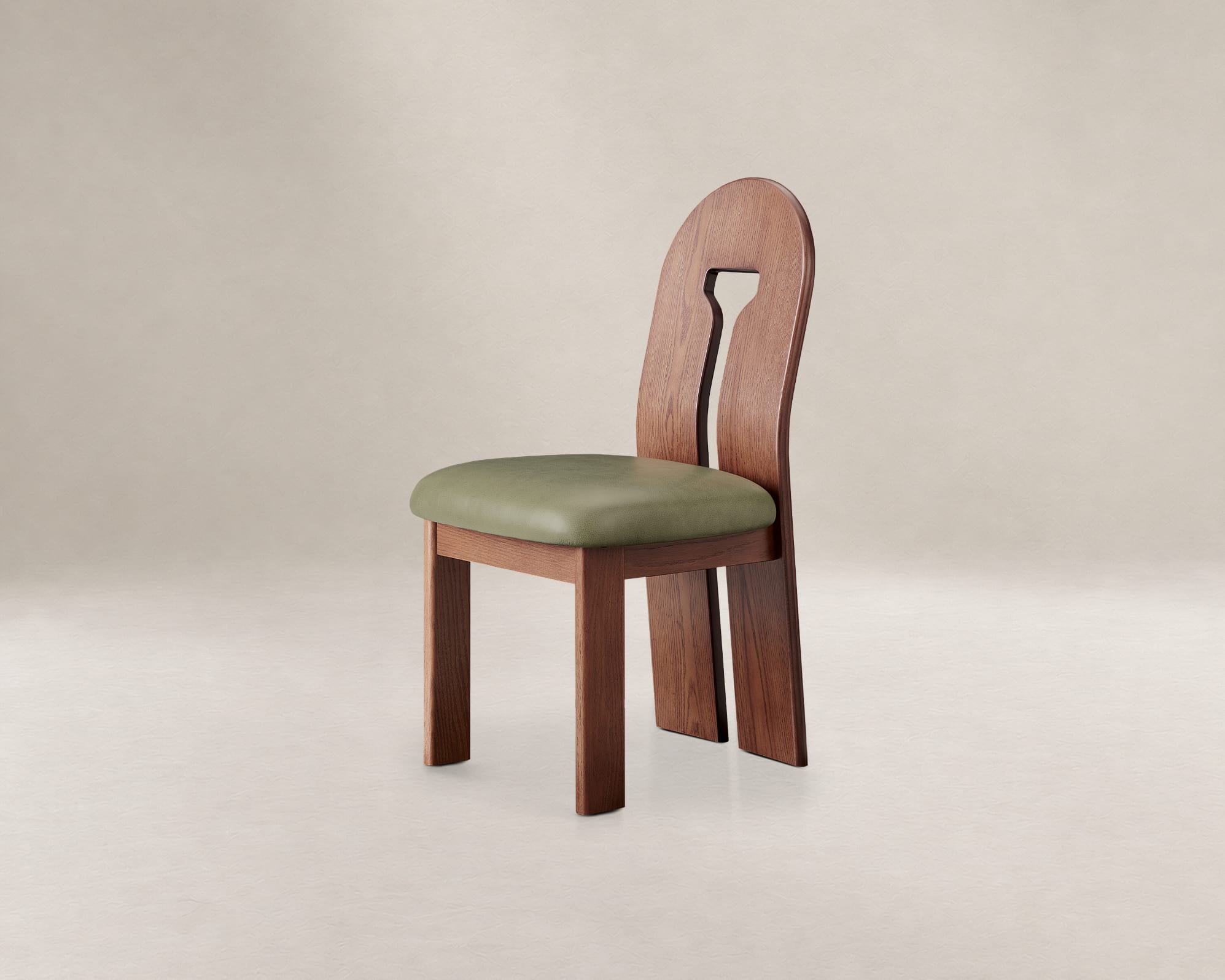 Tan France Avan Leather Dining Chair 3