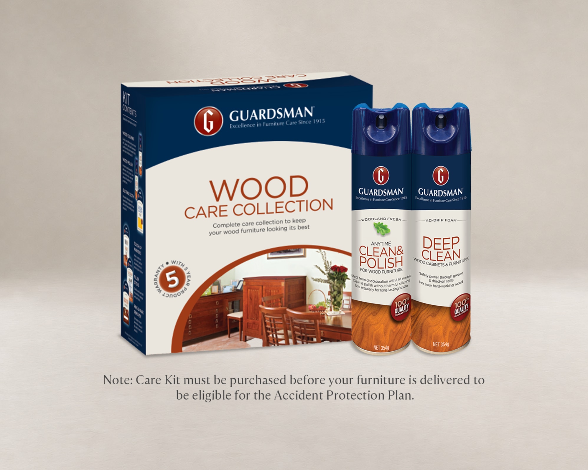 Wood Care Kit 5 Years Warranty 0