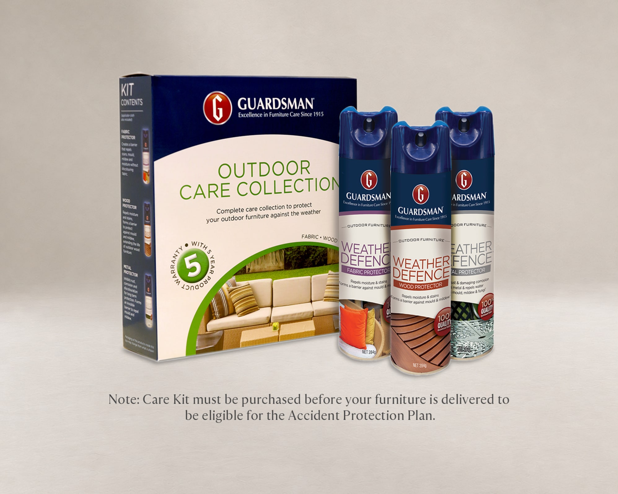 Outdoor Care Kit 5 Years Warranty 0