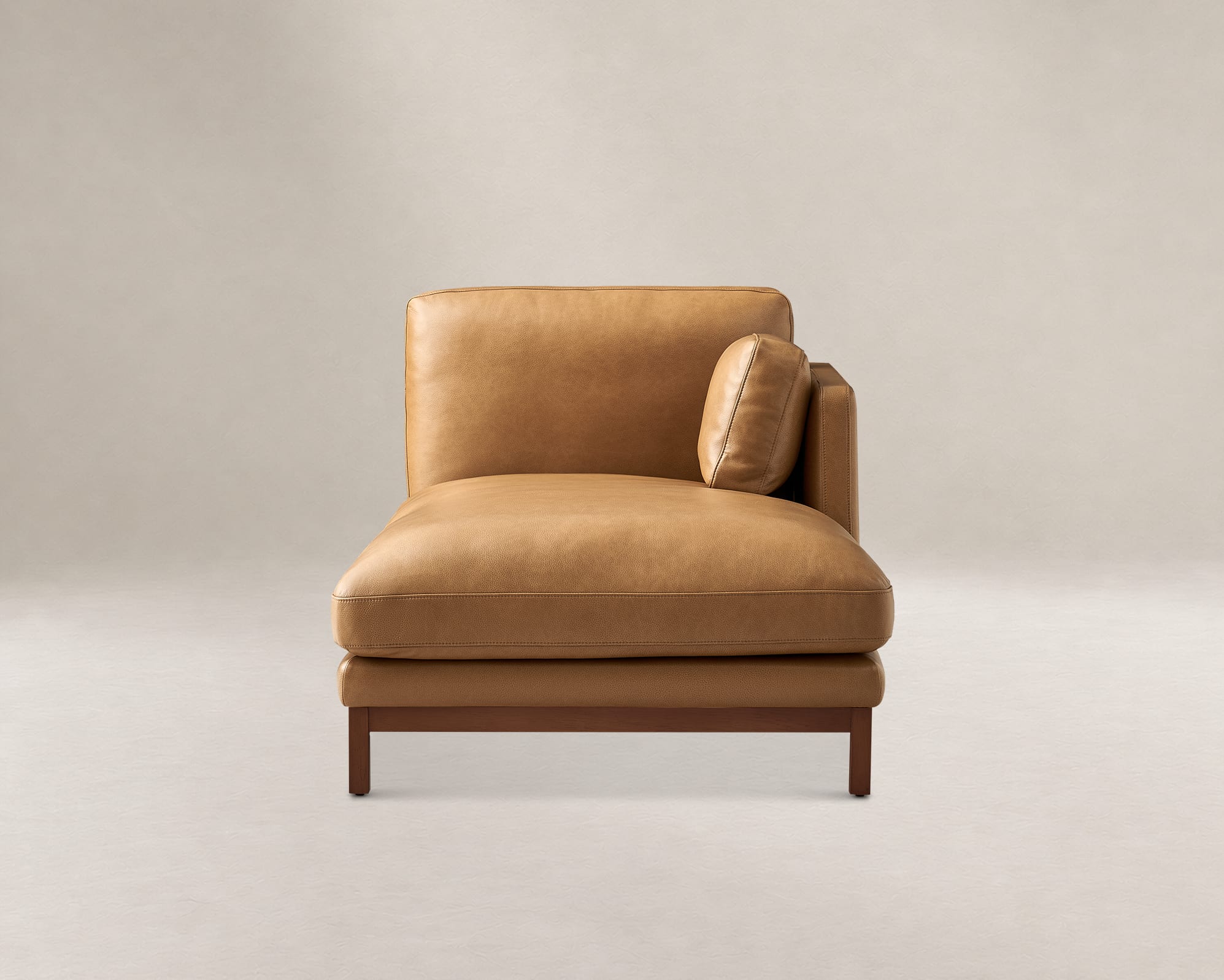 Owen II Leather Right Chaise Sofa 0